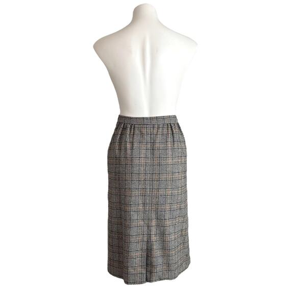 Vtg Pendleton Skirt 80s Wool Pure Virgin Authentic Carnegie District Plaid W 27" - Picture 2 of 16